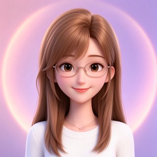 温柔学姐 AI 人设头像